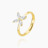 Blossom Ring Navetteschliff