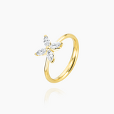 Blossom Ring Navetteschliff