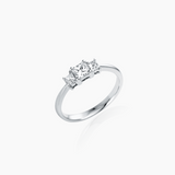 Triple Love Verlobungsring Princessschliff