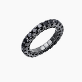 Flex-Ring schwarze Diamanten